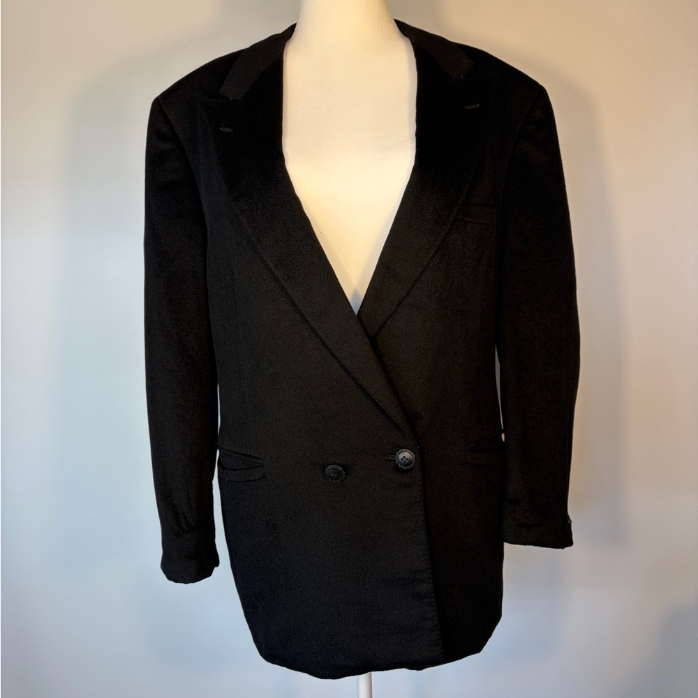 Versace Black Patterned Jacket - image 1